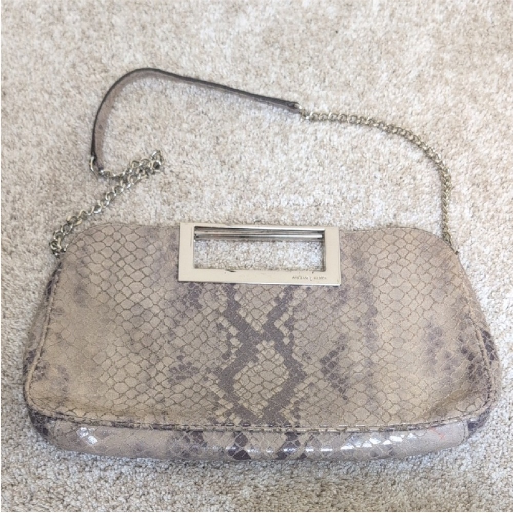 Michael Kors Berkley Python Clutch - Picture 7 of 9